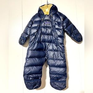 Patagonia Infant Hi-Loft Down Sweater Bunting 0-3 Month